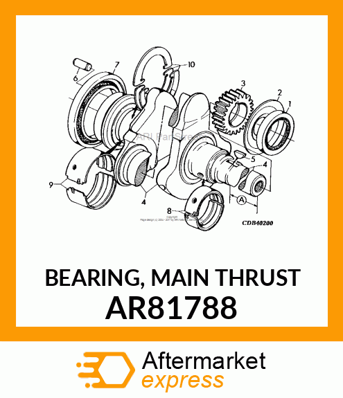 BEARING, MAIN THRUST AR81788