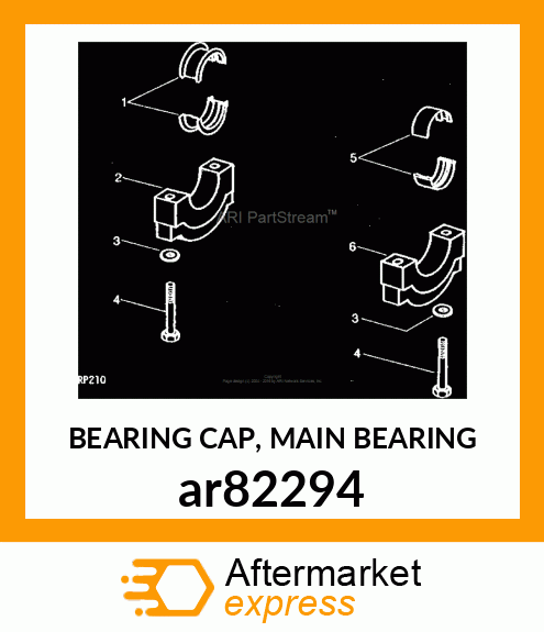 BEARING CAP, MAIN BEARING ar82294