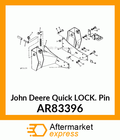 PIN, QUICK LOCK QUICK LOCK AR83396