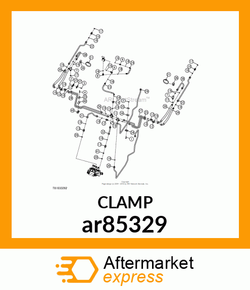 HOSE CLAMP, 3 ar85329