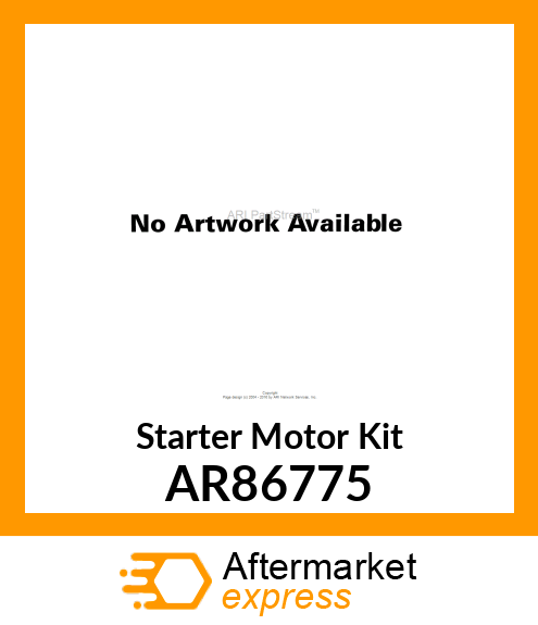 Starter Motor Kit AR86775