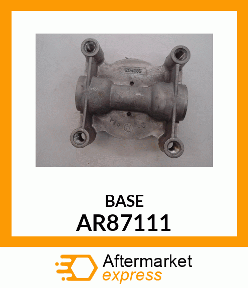 BASE,ENGINE COOLANT FILTER AR87111