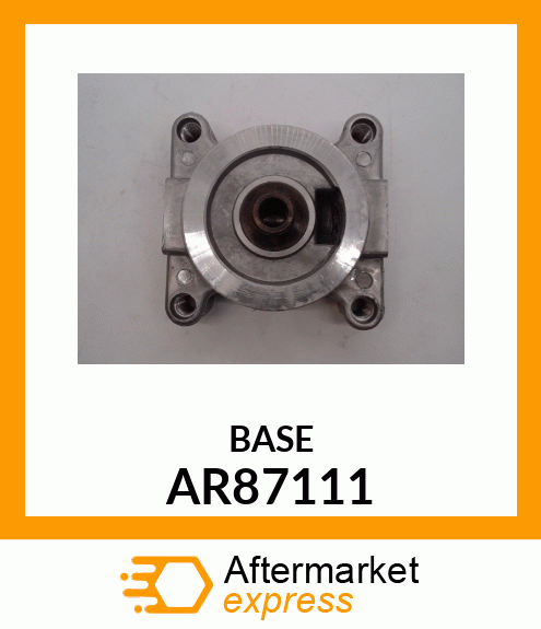 BASE,ENGINE COOLANT FILTER AR87111