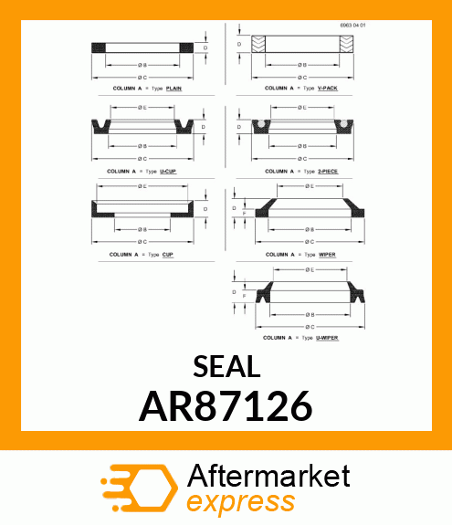 SEAL, OIL AR87126