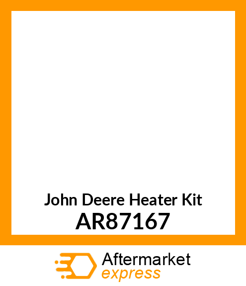 FIELD INSTALLATION KIT, COOLANT HEA AR87167