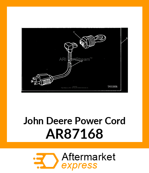 SET,CORD AR87168