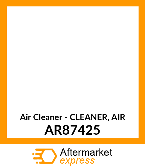 Air Cleaner - CLEANER, AIR AR87425