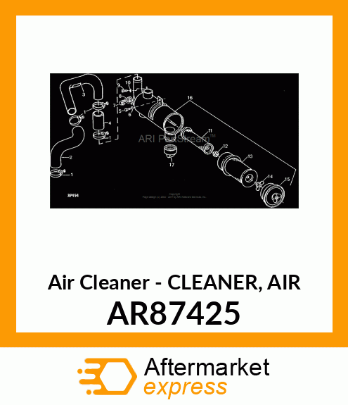 Air Cleaner - CLEANER, AIR AR87425