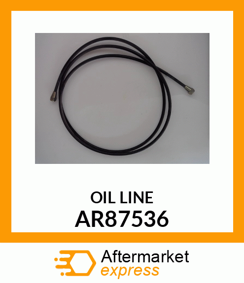 LINE,HYDRAULIC PUMP SEAL DRAIN AR87536