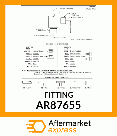 VALVE,SHUT AR87655