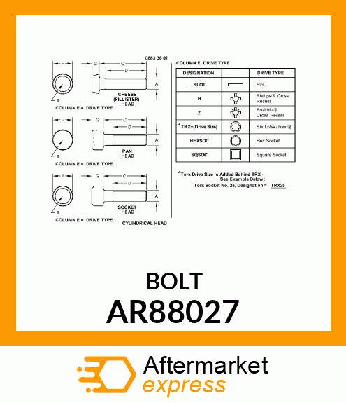 Screw AR88027