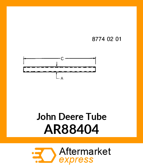 TUBE, FUEL PICKUP WITH BUSHING AR88404