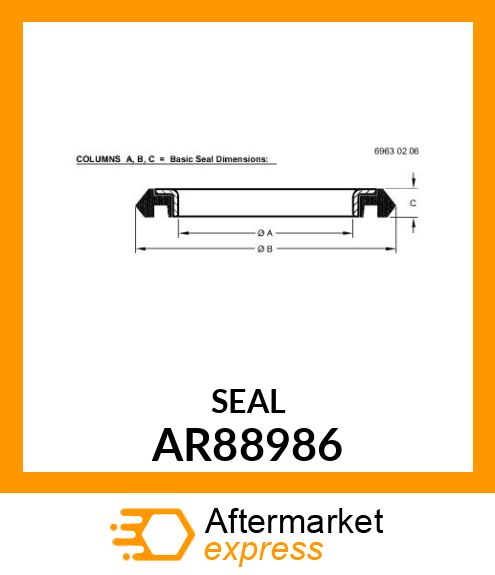 SEAL, OIL AR88986