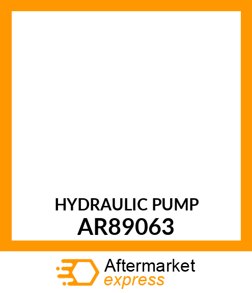 Hydraulic Pump - PUMP PUMP,HYD 22.6 CU CM F/155 BAR AR89063
