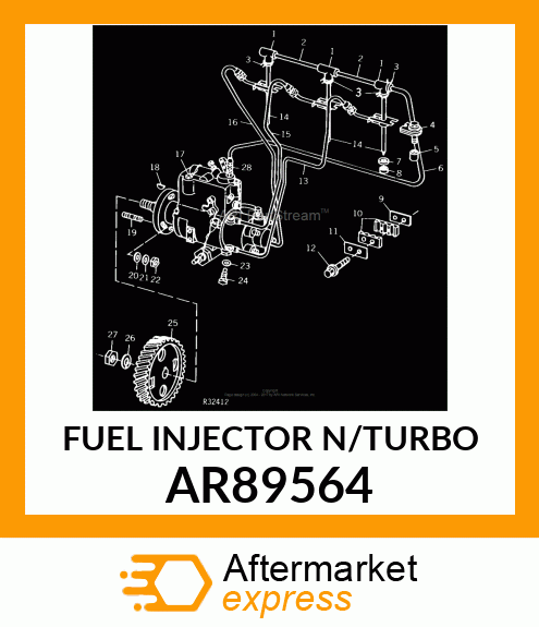 NOZZLE,FUEL INJECTION,ASSEMBLY AR89564