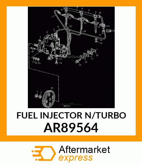 NOZZLE,FUEL INJECTION,ASSEMBLY AR89564