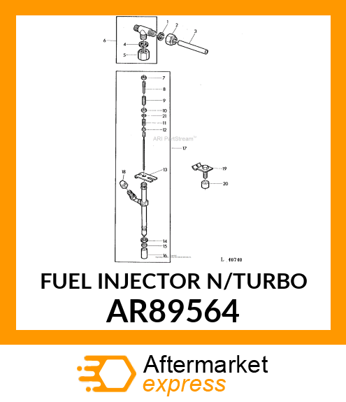 NOZZLE,FUEL INJECTION,ASSEMBLY AR89564