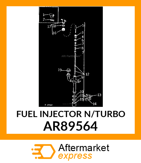 NOZZLE,FUEL INJECTION,ASSEMBLY AR89564