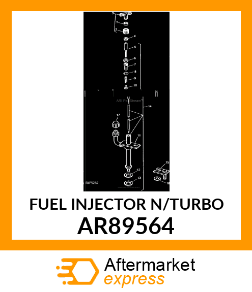 NOZZLE,FUEL INJECTION,ASSEMBLY AR89564