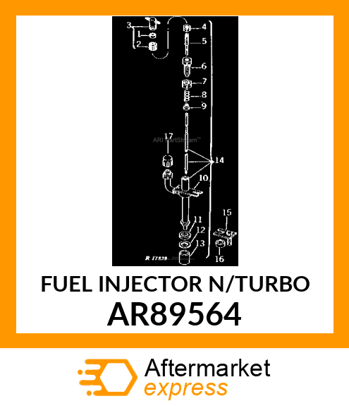 NOZZLE,FUEL INJECTION,ASSEMBLY AR89564