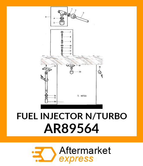 NOZZLE,FUEL INJECTION,ASSEMBLY AR89564