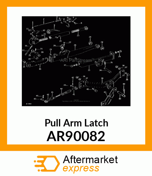 LOCK,DRAFT LINK END,ASSEMBLY(PARTS) AR90082