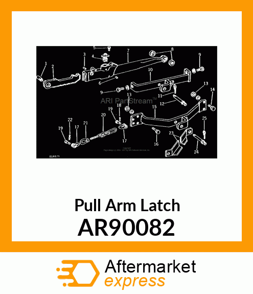 LOCK,DRAFT LINK END,ASSEMBLY(PARTS) AR90082