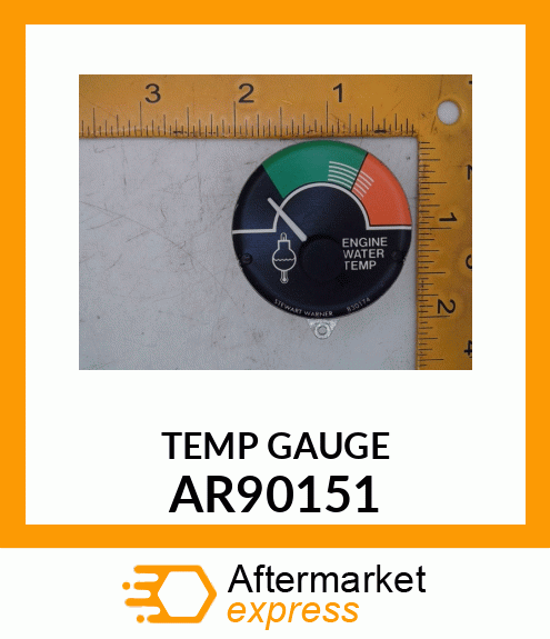 GAUGE, WATER TEMPERATURE AR90151