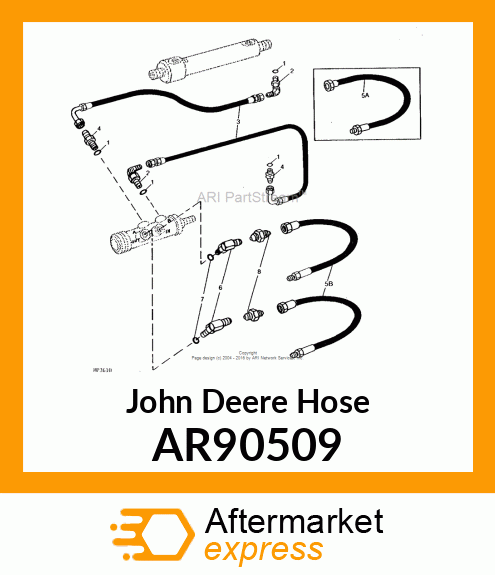 LINE, FLEXIBLE OIL AR90509