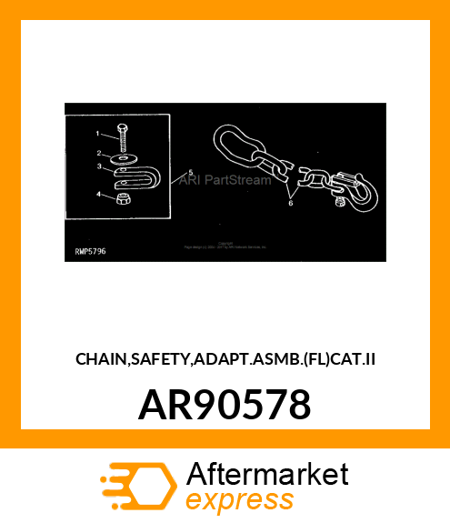 CHAIN,SAFETY,ADAPT.ASMB.(FL)CAT.II AR90578