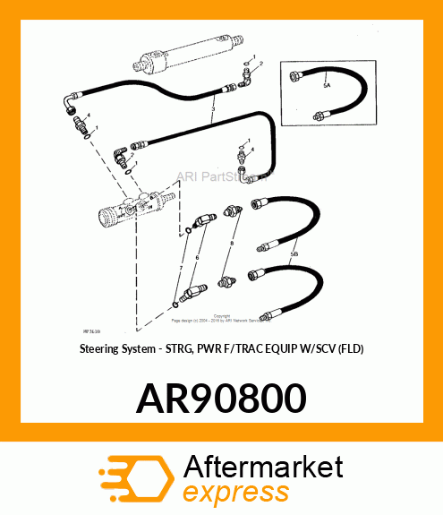 Steering System - STRG, PWR F/TRAC EQUIP W/SCV (FLD) AR90800