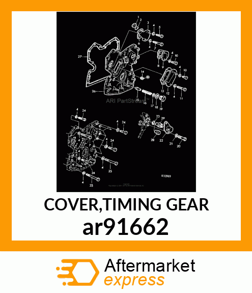 COVER,TIMING GEAR ar91662