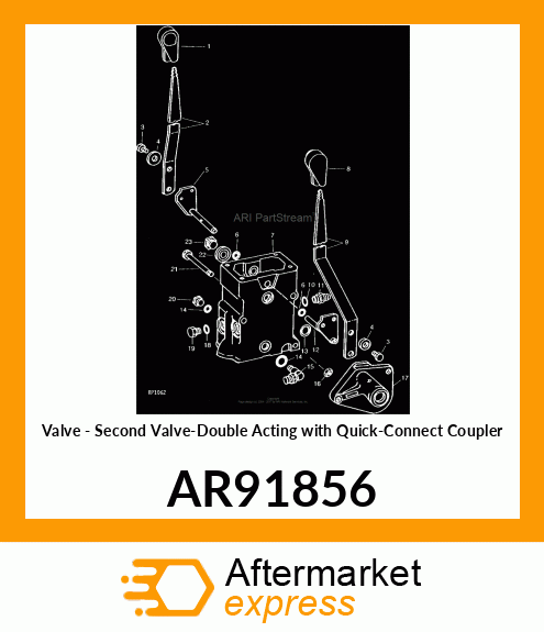 Valve - Second Valve-Double Acting with Quick-Connect Coupler AR91856