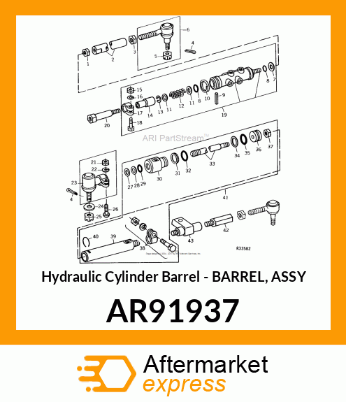 Hydraulic Cylinder Barrel AR91937