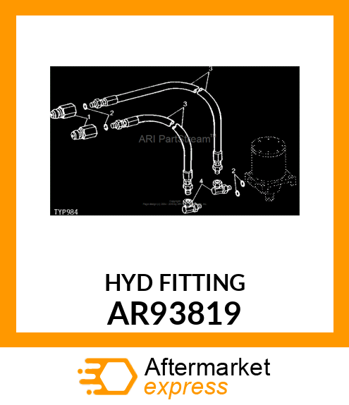 HYDR.QUICK COUPLER PLUG, BREAKAWAY AR93819