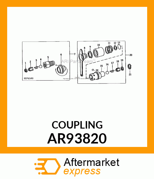 PLUG, BREAKAWAY COUPLER AR93820