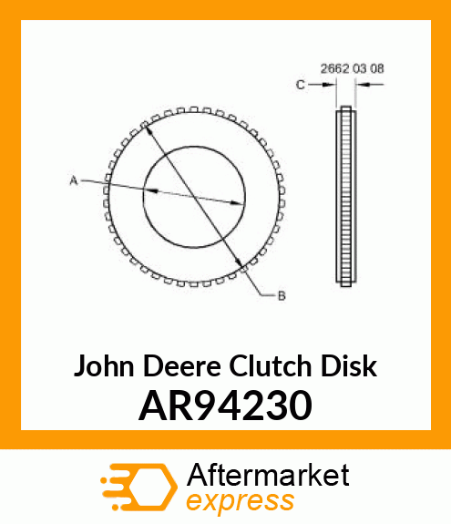 DISK, DRIVE, ASSEMBLY AR94230