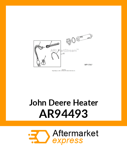 HEATER AR94493