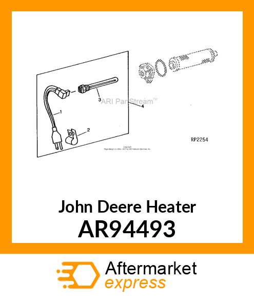 HEATER AR94493