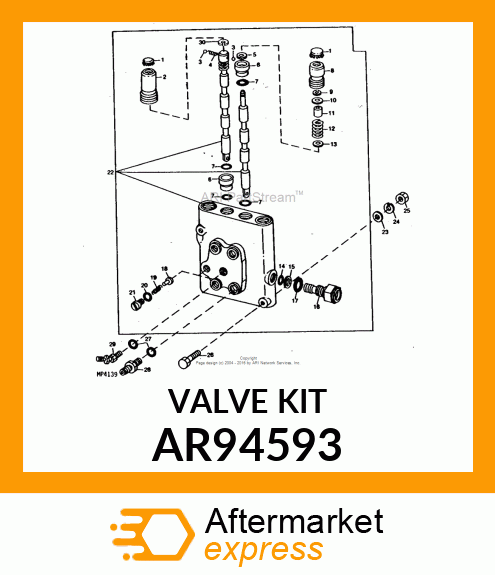 Valve - VALVE,SC W/QUICK CPLRS & MISC (FLD) AR94593