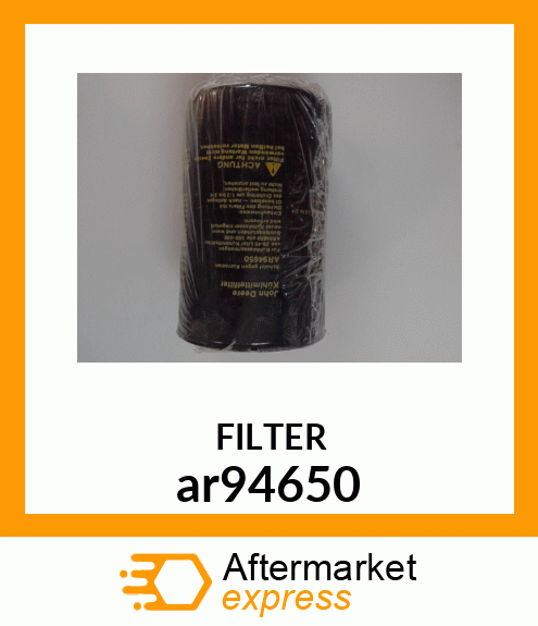 FILTER,COOLANT ar94650