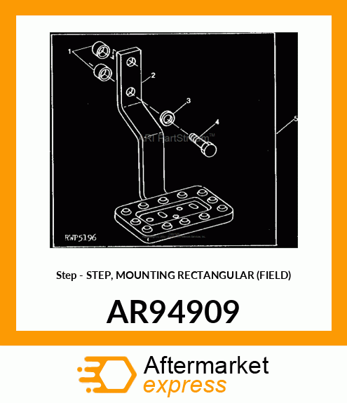 Step - STEP, MOUNTING RECTANGULAR (FIELD) AR94909