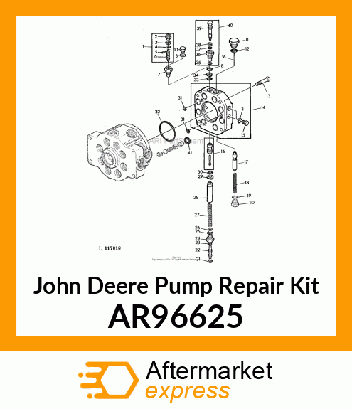 FIELD INSTALLATION KIT, SCREW, HYD AR96625