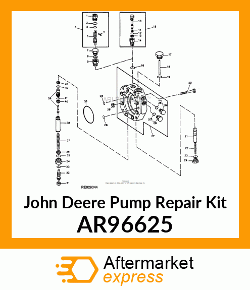 FIELD INSTALLATION KIT, SCREW, HYD AR96625