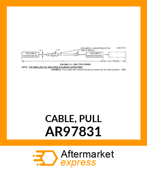 CABLE, PULL AR97831