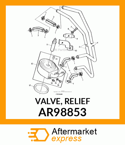 VALVE, RELIEF AR98853