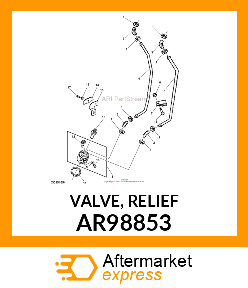 VALVE, RELIEF AR98853