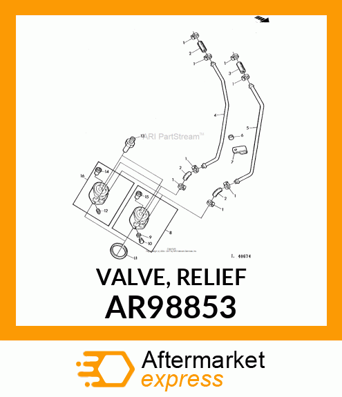 VALVE, RELIEF AR98853