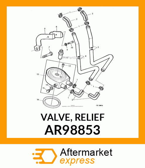 VALVE, RELIEF AR98853