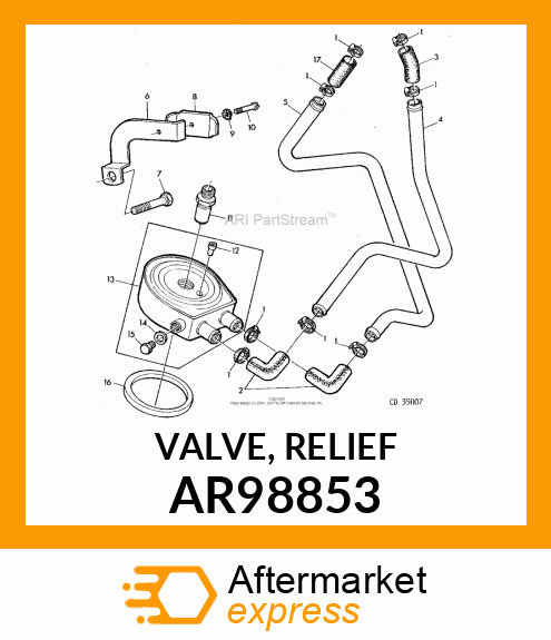 VALVE, RELIEF AR98853